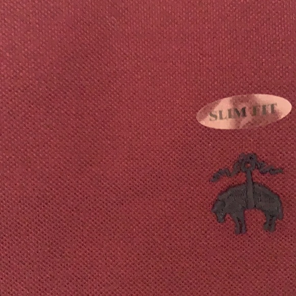 Brooks Brothers Red Slim Fit Pique Jacquard Polo T-Shirt - Picture 4 of 4